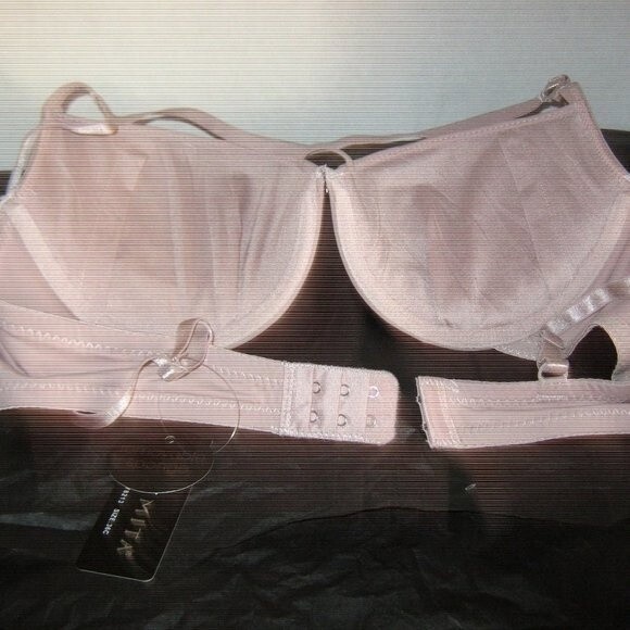 Youmita Taupe Cage Demi 34C Bra NWT - Picture 11 of 11